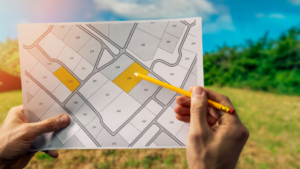 Mapka bez właścicieli działki