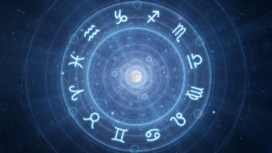Znaki zodiaku po angielsku na tablicy