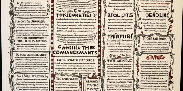 10 przykazań bożych