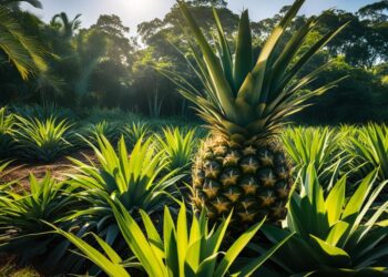 jak rosną ananasy