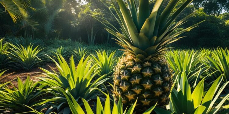 jak rosną ananasy